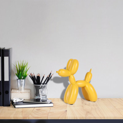 Creative Balloon Dog Statue Ornament (1Pcs) – Decorative Resin Sculpture For Bedroom, Study, Multiple Colors Available