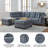 Ikumi Upholstered L-Shaped Sectional Left Hand Facing