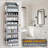 2 Pack Over The Door Organizer, 5-Layer Hanging Storage with 5 Pockets and 10 Mesh Side Pockets for Bedroom, Bathroom, Pantry and Nursery-119402914