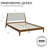 Juno Solid Wood Upholstered Headboard Bed Frame-1372511141