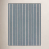 Striped Area Rug in Gray/Beige