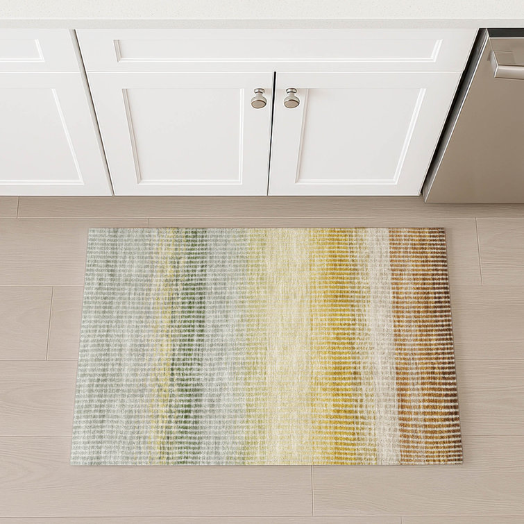 Machine Washable Indoor/Outdoor Jouett ACN2313 Stripes Rug