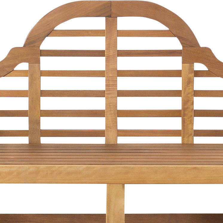 Muireann 180 cm W Solid Wood Garden Bench
