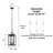 2-light Outdoor Hanging Lantern With Clear Glass Shade-1451397335