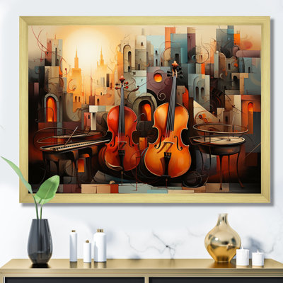 Décoration murale Sunlit Symphony I - Collages abstraits