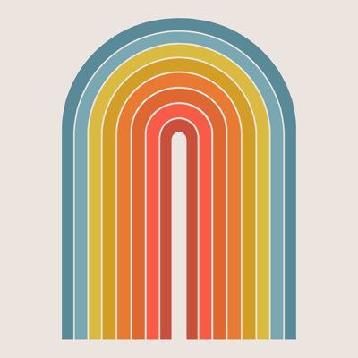 Arc-en-ciel multicolore