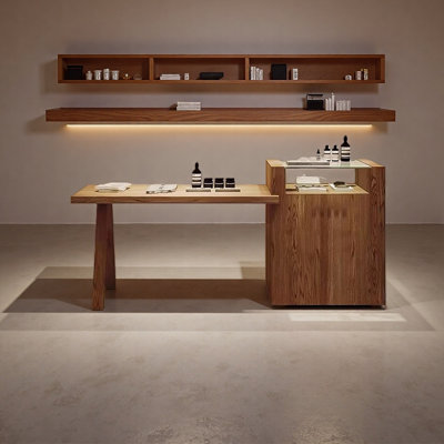 Multifunctional clothing store display cabinet
