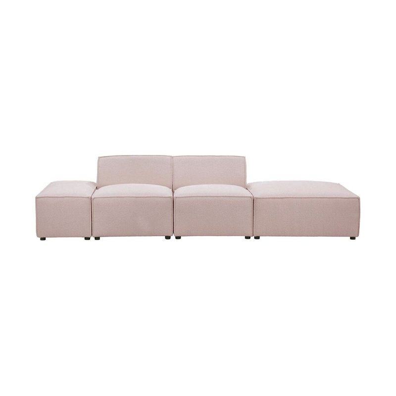 Ridaan 4 Seater Sofa, Pink