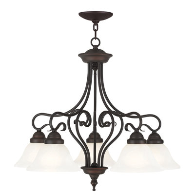 Lustre classique / traditionnel à 5 lumières Aquala