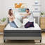 Matelas et sommier en mousse viscoélastique gélifiée Alwyn Home Samia-2139654395