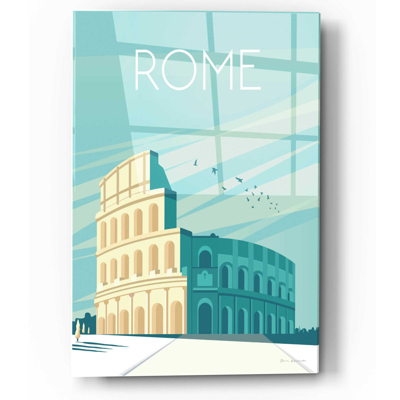 " Rome " by Omar Escalante, 16" H x 12" W x 0.13" D