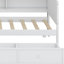 Lit de jour en bois avec 3 tiroirs, ports USB et bureau-104831535-104831536