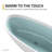 Fiume 66.875'' x 33.375'' Soaking Stone Bathtub
