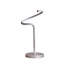 Lampe de table - conduit à tube spiralé courbé en S blanc mat courbé de 19 pouces