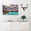 Mountains By Lake Moraine Canada - Wrapped Canvas-56628834