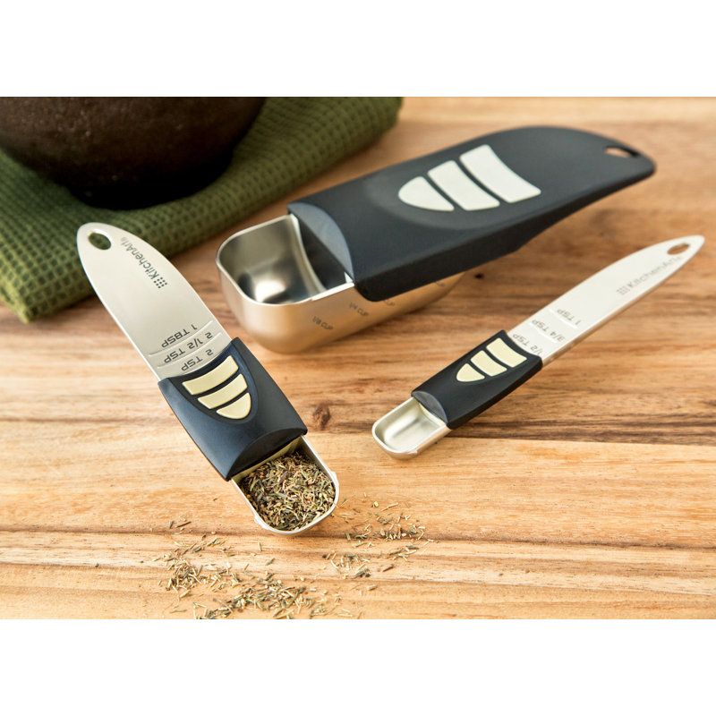 Ensemble de cuillère à cuillère à mesurer 3 pièces kitchenart cookes pro