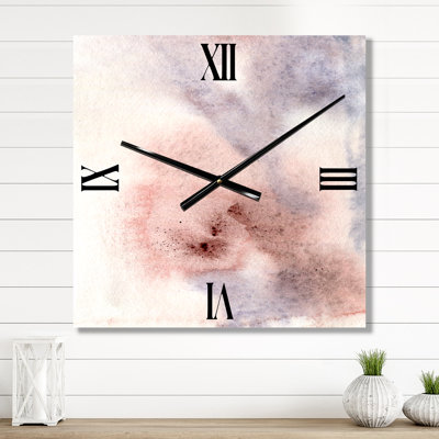 Horloge murale pastel