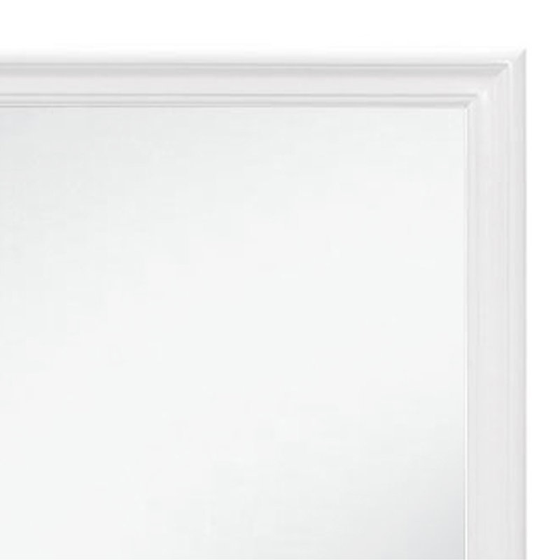 Élégant miroir en verre trempé à éclairage DEL avec cadre en bois durable pour la décoration intérieure et l'éclairage amélioré