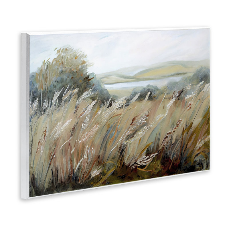 Plaque murale Windy Meadow Distorsion, design par Sasha, H 10 po x l 15 po
