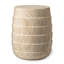 Tabouret d'appoint en faux travertin H 18,5 po Haseem