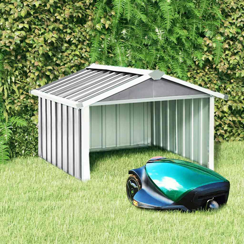 Remise de jardin standard durable en acier galvanisé gris Vidaxl, Grey, 36.2" H x 36.2" W x 24.8" W