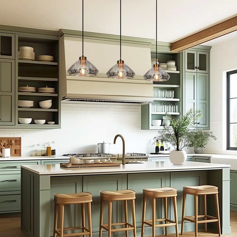 Brinson 1 - Light 9.8'' W Dome Kitchen Island Single Pendant UL Certified
