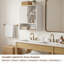 Armoire de salle de bain murale cannelée-1033423590