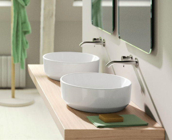 Green 18.9'' L Bathroom Sink