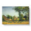 Landscape With A Farm by Camille Pissarro - Wrapped Canvas Painting-61838993