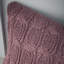 Chunky Marl Knit Cosy Cushion Cover-102488530