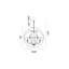 Margo 9 - Light Walnut Sphere Pendant