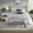 Piece King Bedding Sets, Polyester Tufted Modern Grey Bedroom Home