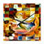 Way of Inner Paint - Horloge murale moderne-2093761268