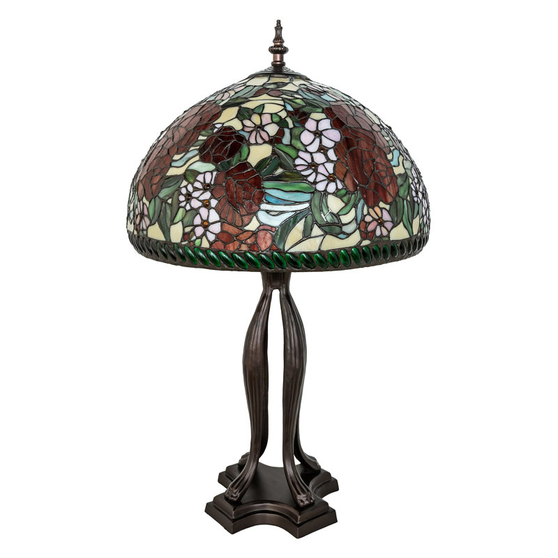 33" High Romance Rose Table Lamp