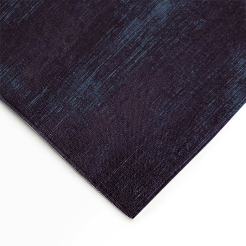 Abstract Purple Indoor and Outdoor Area Rug, Rectangle 5' x 7'