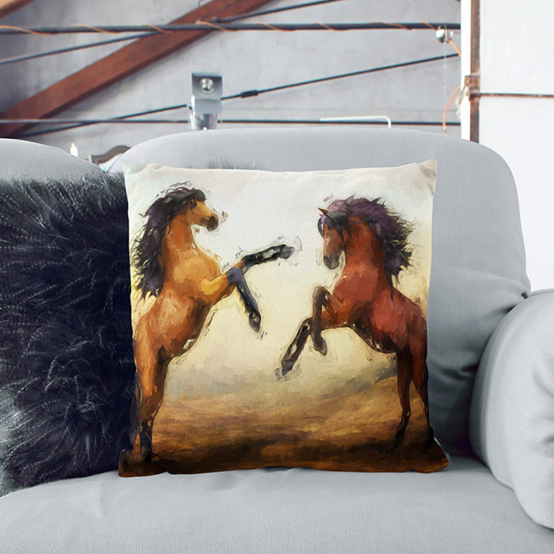 Square Throw Cushion, Black, 40cm H x 40cm W x 15cm D