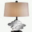 Lampe de table en bois massif Hamisi