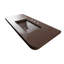 Newterra Concrete Handmade Rectangular Console Bathroom Sink-68489964-70734348