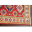 Tapis de couloir unique en laine noué à la main nouvel âge 2 pi x 6 pi rouge / beige
