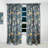 Gold Checkered Pattern II - Abstract Mid-Century Modern Blackout Curtain Single Panel-222703593