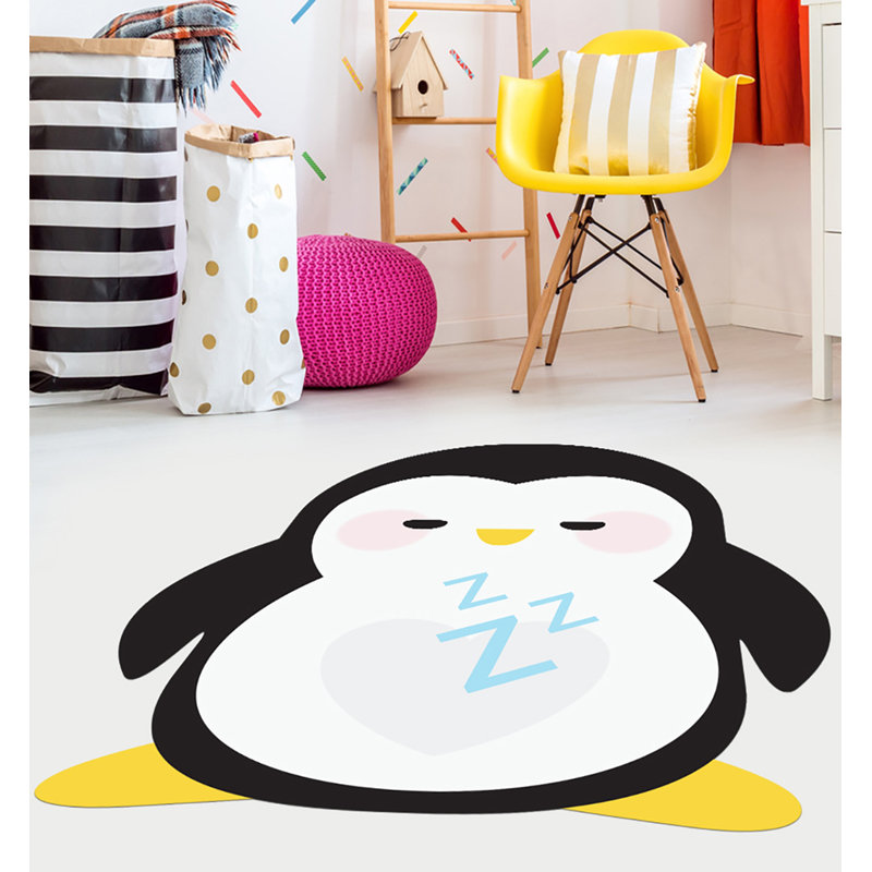 Gunnild Vinyl Machine Printed Area Rug, Rectangle 92 x 100cm