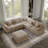 6 - Piece Slipcovered Sectional With Ottoman-1318937033