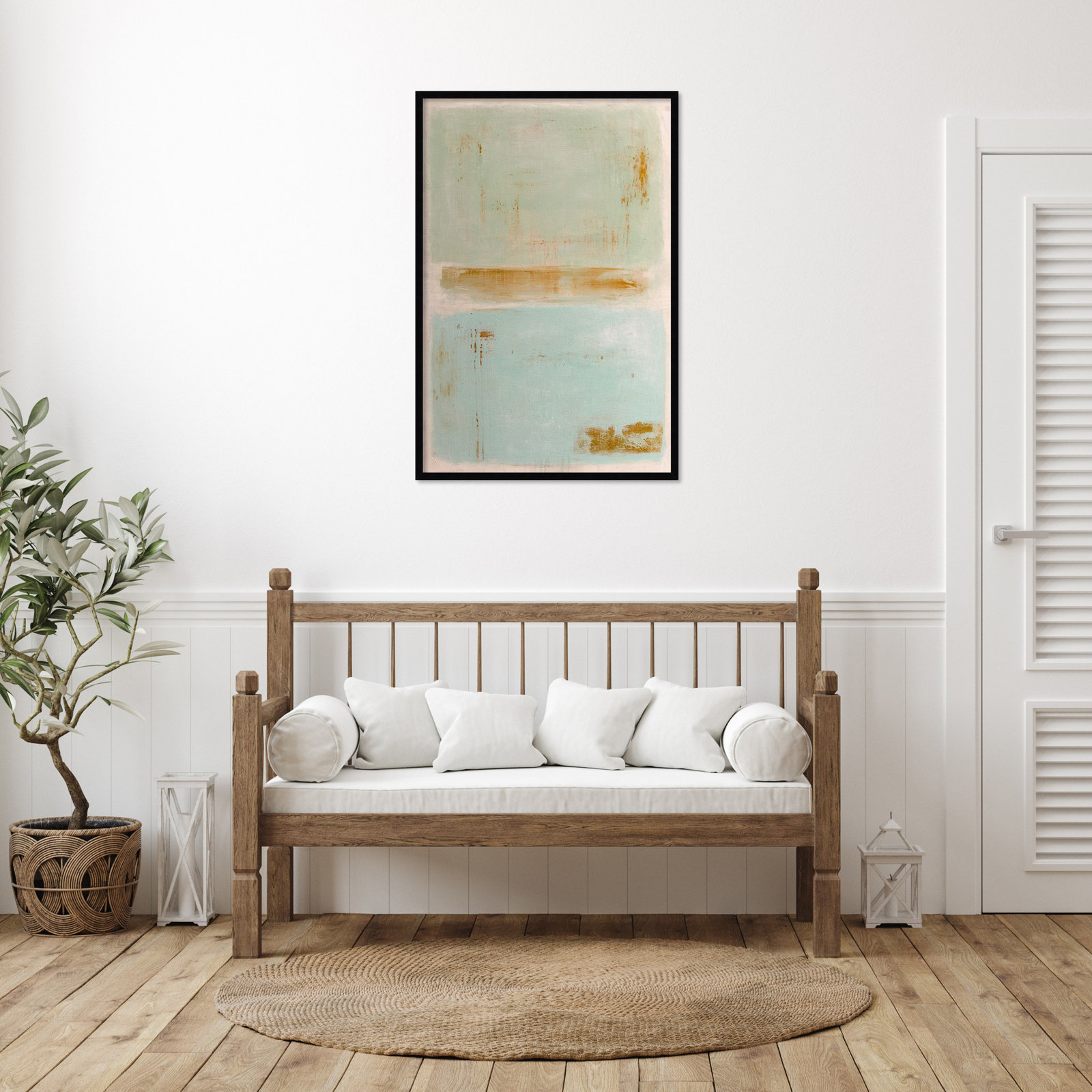 Soft Sided Print by Erin Ashley, 41" H x 28" W, Black