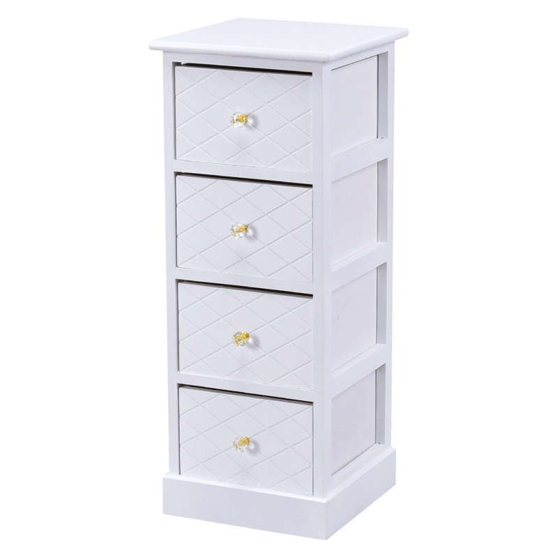 Finnegan 29.5 cm W Solid Wood Bedside Table