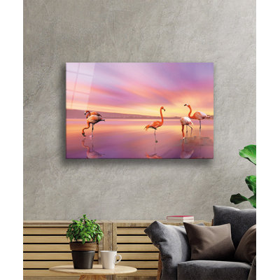 Peinture élégante en verre trempé décoratif, 27,6 po x 43,3 po | 100% verre trempé, épaisseur: 0,16 pouce | Superbe décoration intérieure pour le salon, le bureau ou la galerie | Pièce d'art unique, durable et élégante