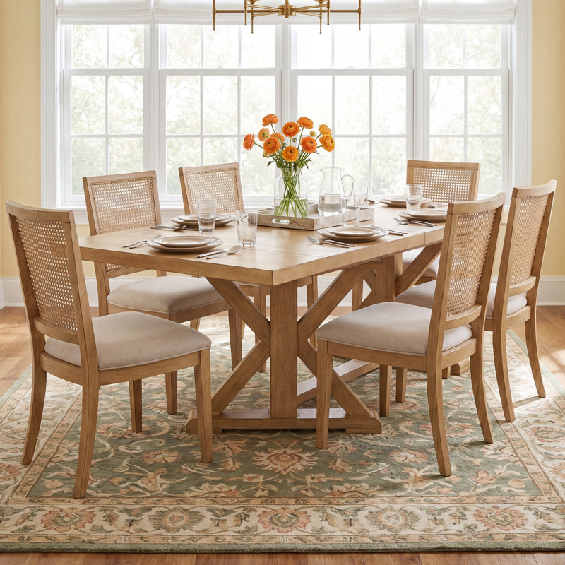 Voss Mya 82" Extendable Dining Table
