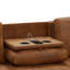 94" Faux Leather Like Upholstered Sectional with Pull-Out Bed and Chaise Storage-863471510