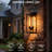 Black Rectangular Narrow Metal Frame with High-transparency Glass Outdoor Wall Light-1955256282-1957352953