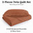Microfiber Embossed Oversized Modern & Contemporary Bedspread Set With Shams-124114347-124114356