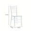 Ensemble de chaises d'appoint empilables 31,5 po Delavina